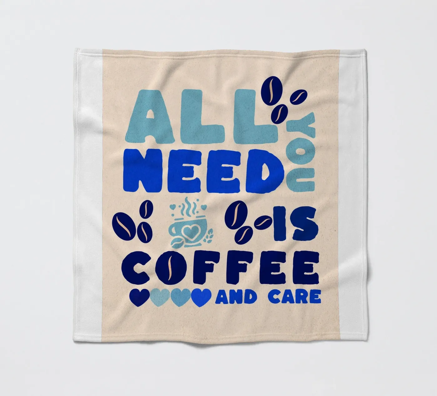 CAFFÈ E CURA coperta in pile da Street Boutique