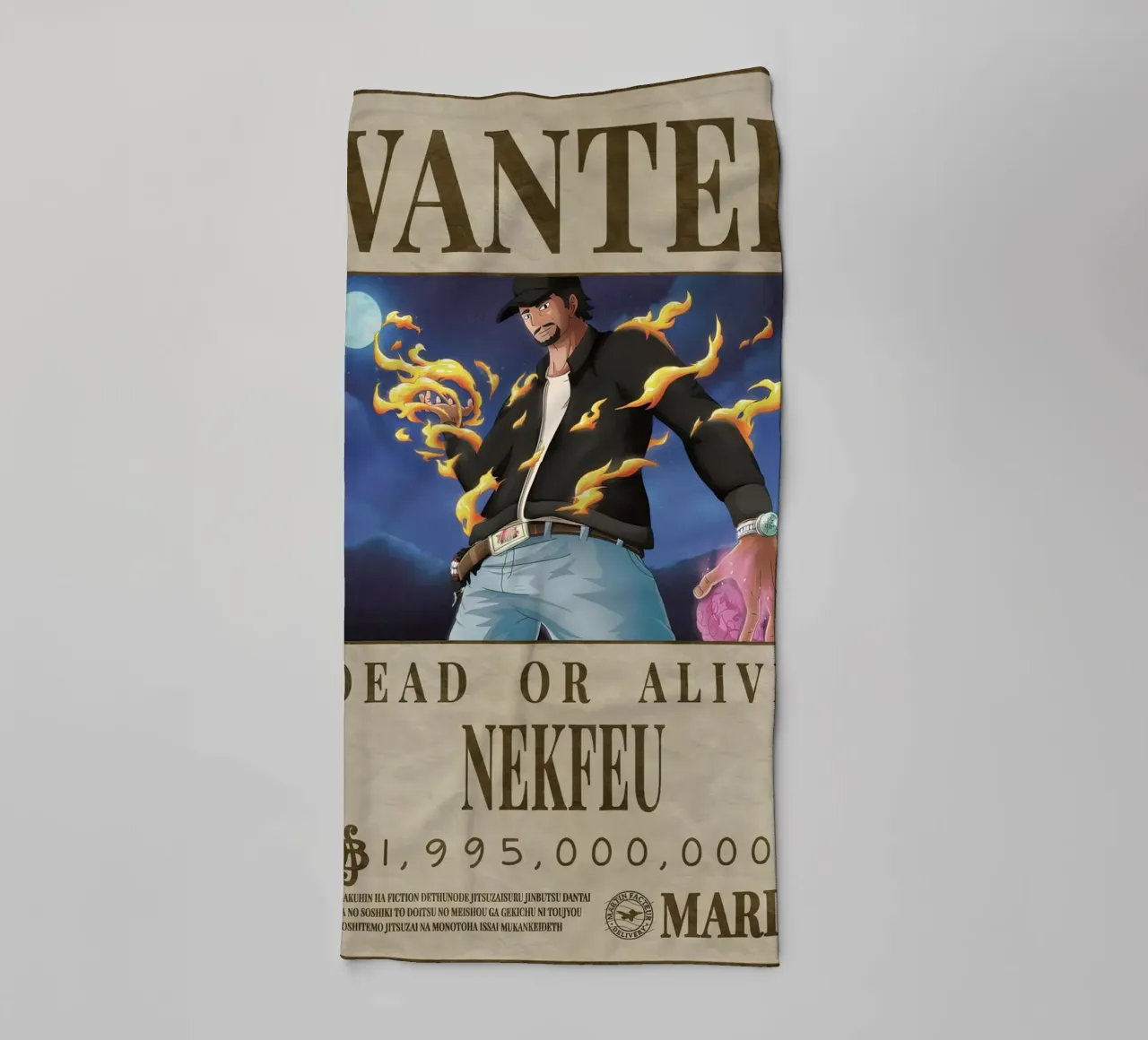 Wanted Nekfeu towel by Green