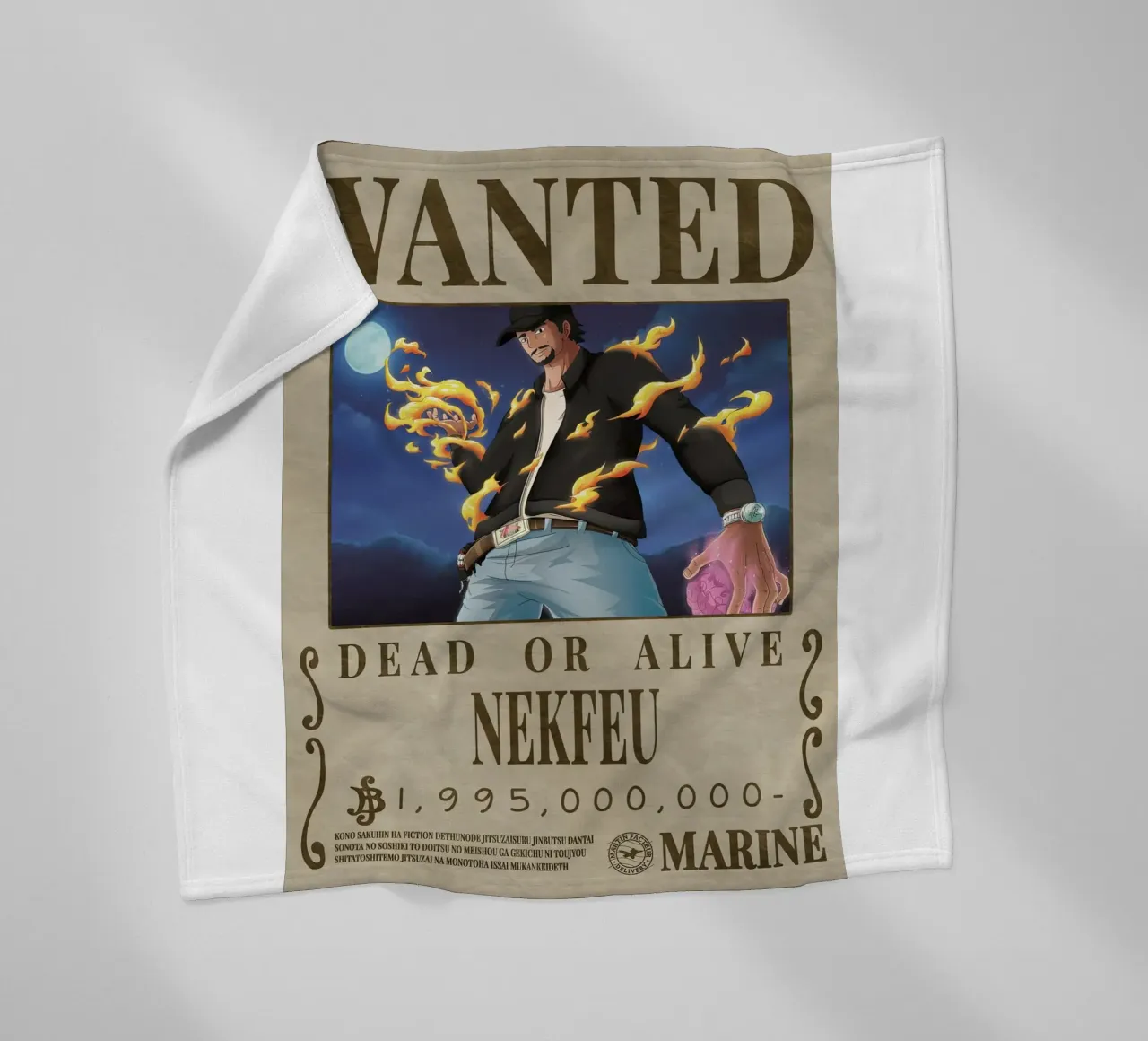 Wanted Nekfeu plaid polaire de Green