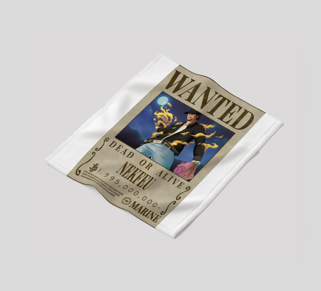 Wanted Nekfeu plaid polaire de Green