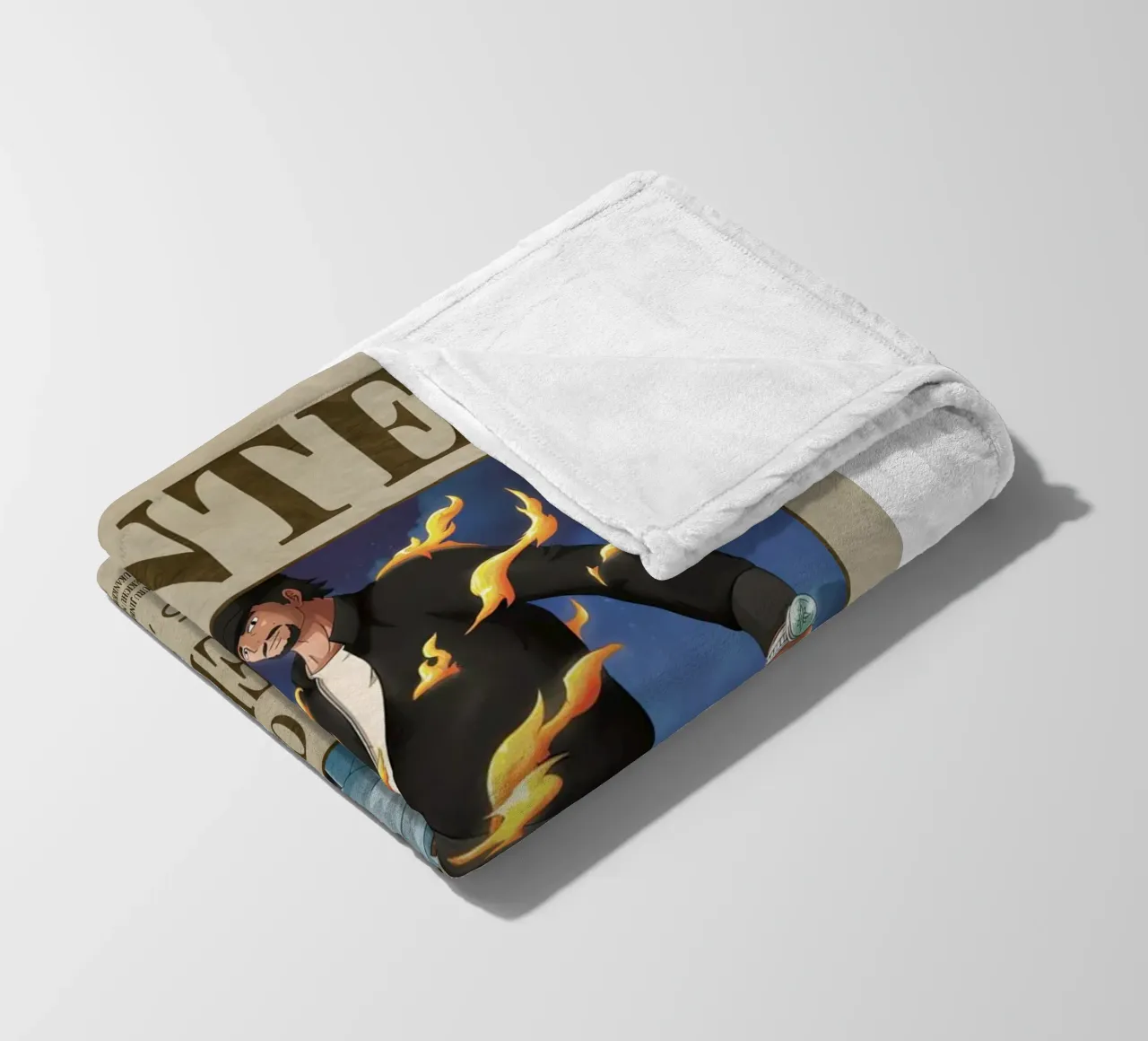 Wanted Nekfeu plaid polaire de Green