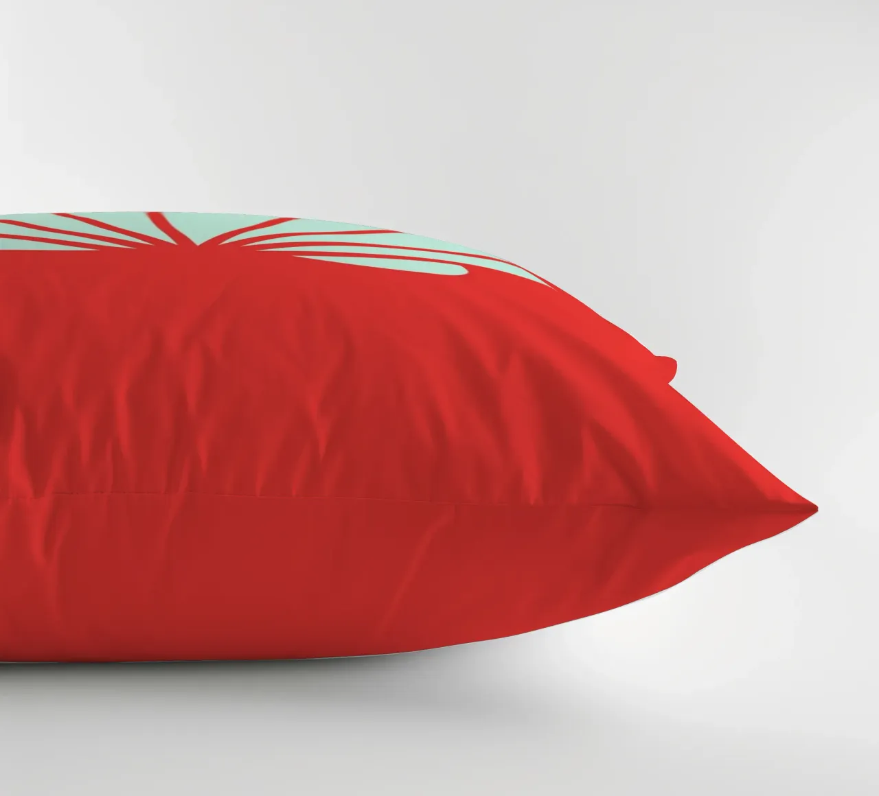Conchiglia rossa Retro Beach Ocean Pop Art Illustrazione cuscino da NorwesClub