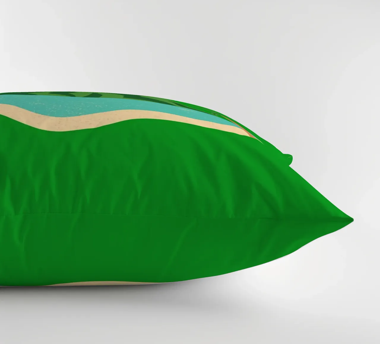Retro Abstract Tropical Island Mountain Pop Art coussin de NorwesClub