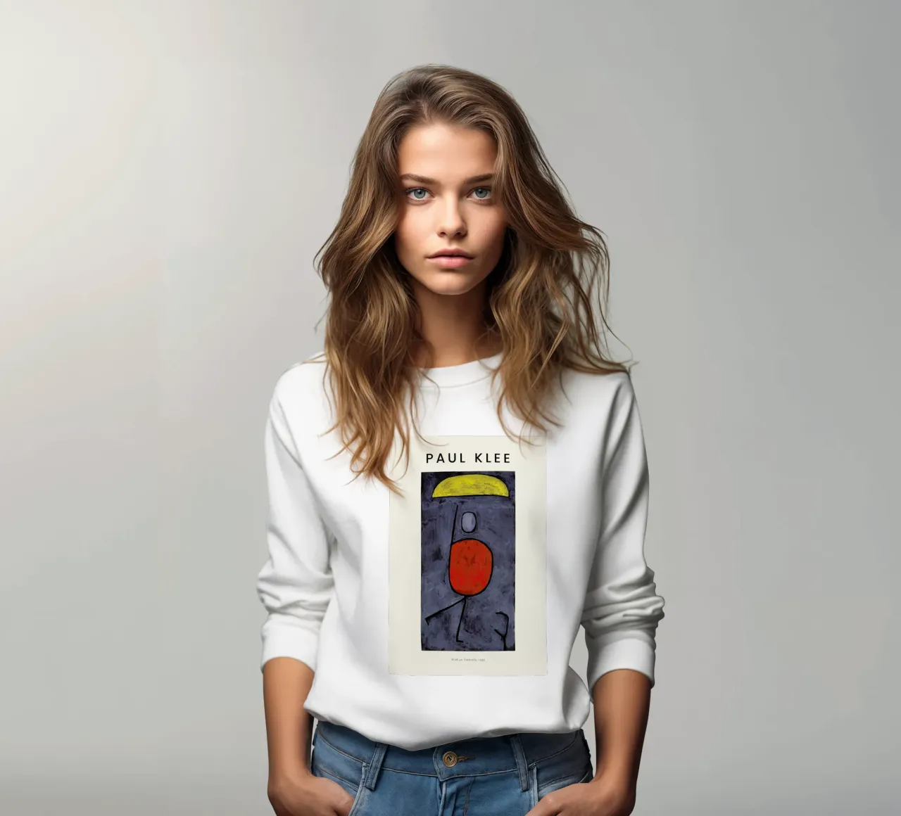 Klee - With an Umbrella sweatshirt by Vintage by JUNIQE