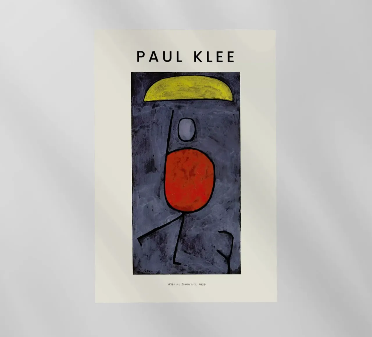 Klee - With an Umbrella backlit film by Vintage by JUNIQE