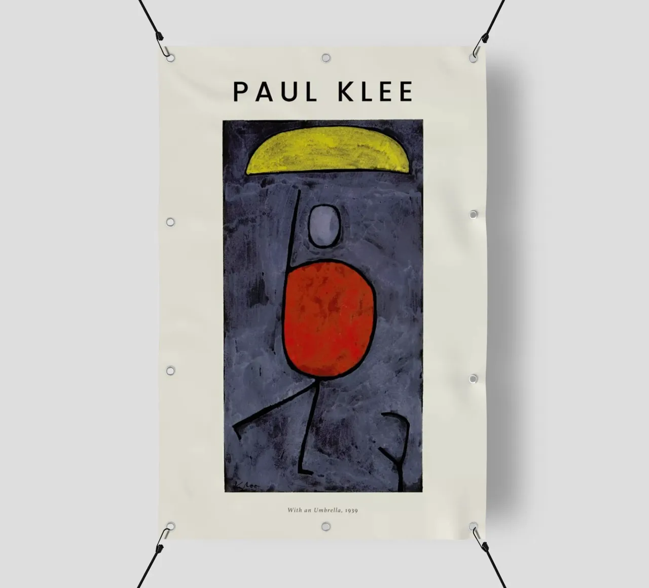 Klee - With an Umbrella pvc cover by Vintage by JUNIQE