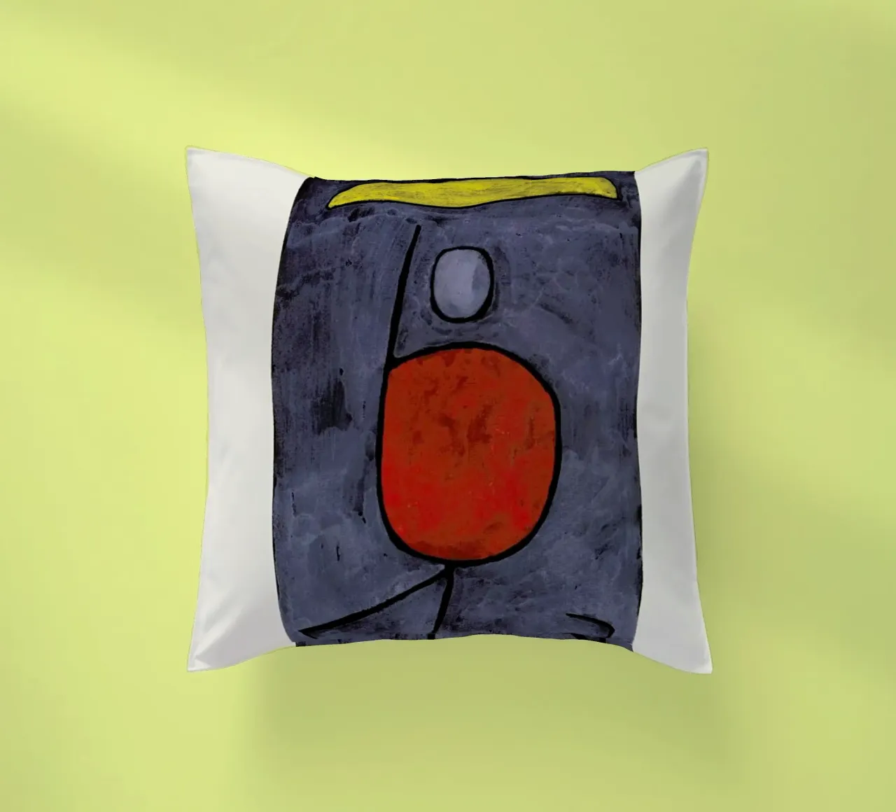 Klee - With an Umbrella cuscino da Vintage by JUNIQE