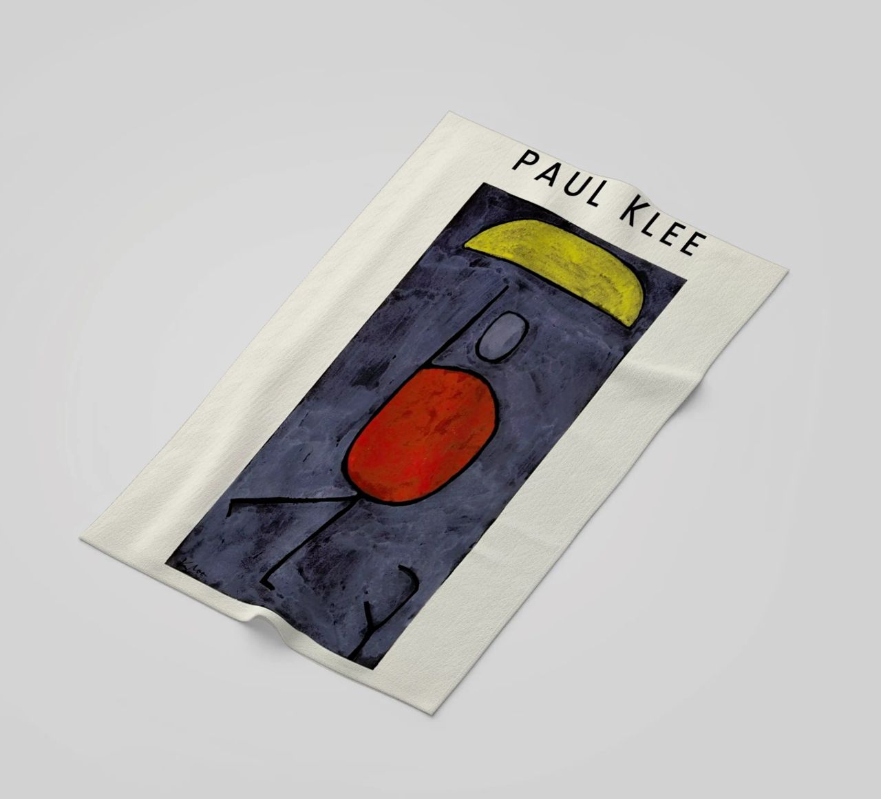 Klee - With an Umbrella telo mare da Vintage by JUNIQE