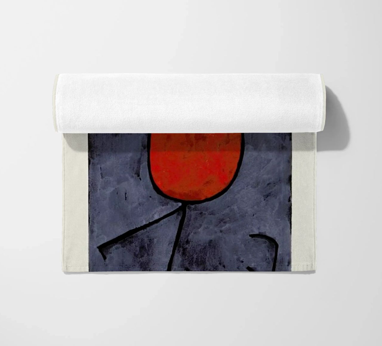 Klee - With an Umbrella telo mare da Vintage by JUNIQE