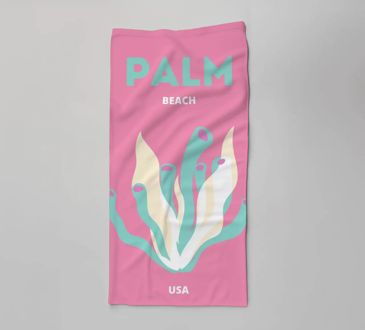 "Always A Good Idea" (Toujours une bonne idée) Typographie rétro et audacieuse Pop Art positif serviette de bain de NorwesClub