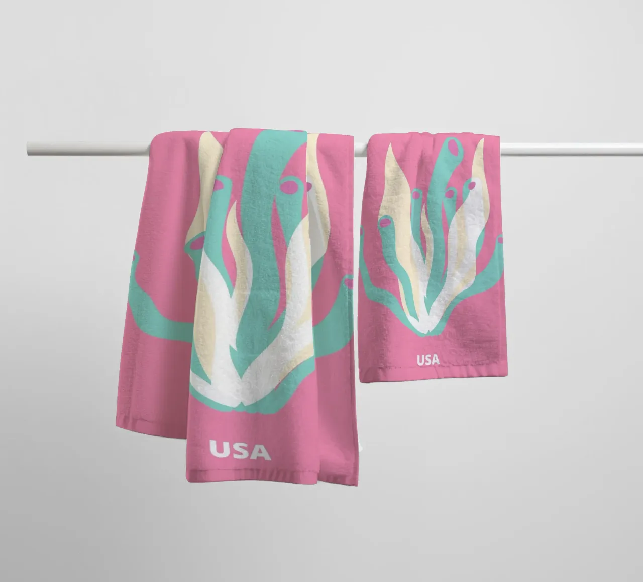 "Always A Good Idea" (Toujours une bonne idée) Typographie rétro et audacieuse Pop Art positif serviette de bain de NorwesClub