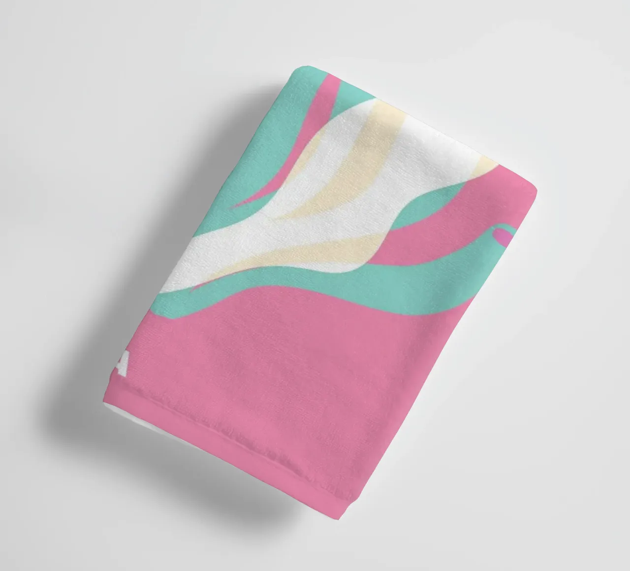 "Always A Good Idea" (Toujours une bonne idée) Typographie rétro et audacieuse Pop Art positif serviette de bain de NorwesClub