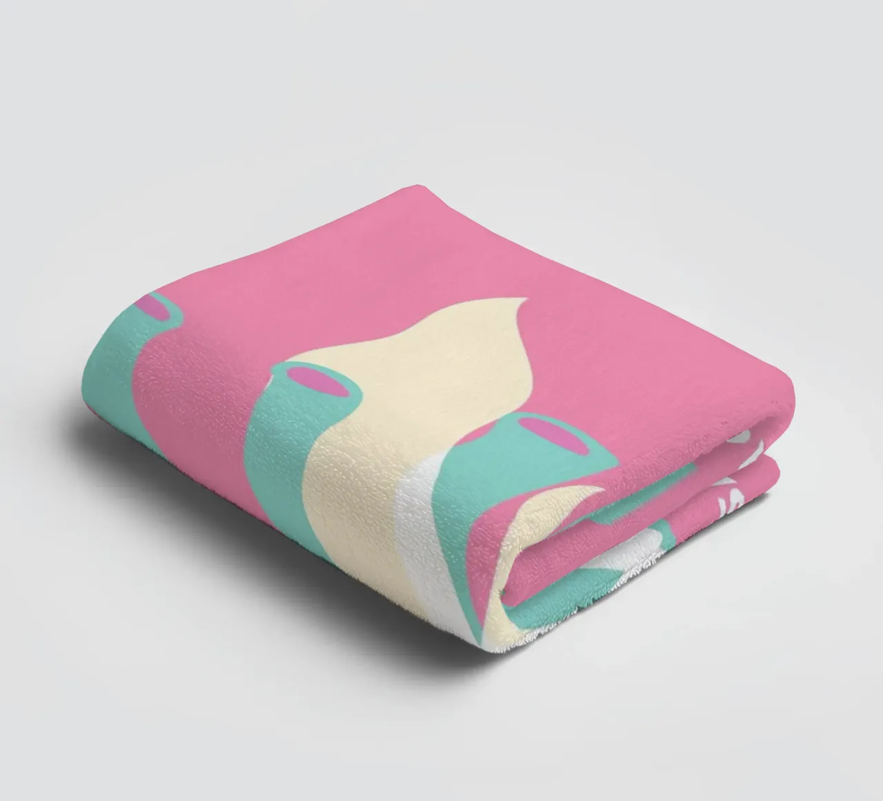 "Always A Good Idea" (Toujours une bonne idée) Typographie rétro et audacieuse Pop Art positif serviette de bain de NorwesClub