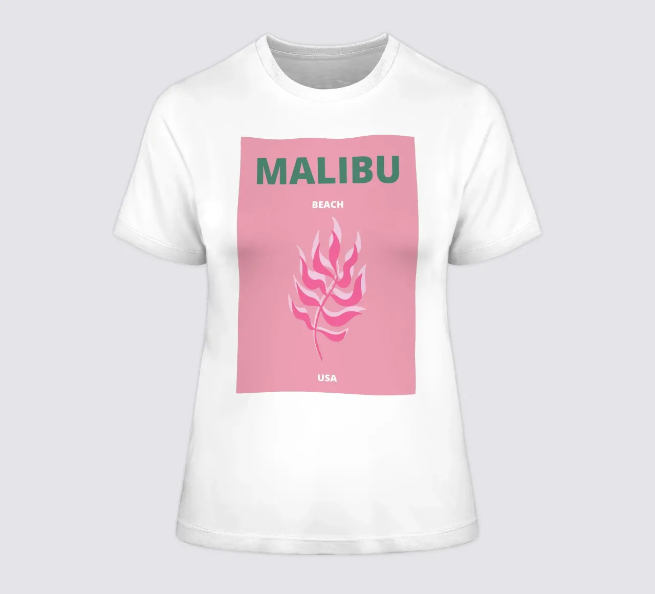 Matisse ispirato a forme organiche astratte rosa Pop Art t-shirt da donna da NorwesClub