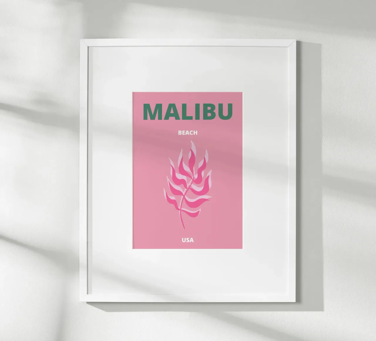 Matisse ispirato a forme organiche astratte rosa Pop Art carta hahnemühle da NorwesClub