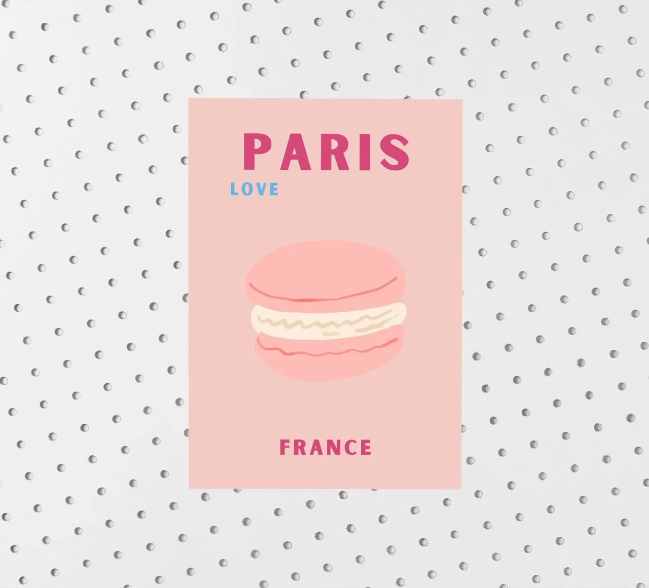 Pink Macarons Sweet Dessert Pop Art Illustration sticker by NorwesClub