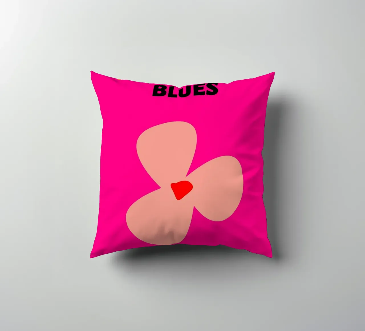 Agatha Ruiz de la Prada Cuore rosa Pop Art Amore Stampa cuscino da NorwesClub