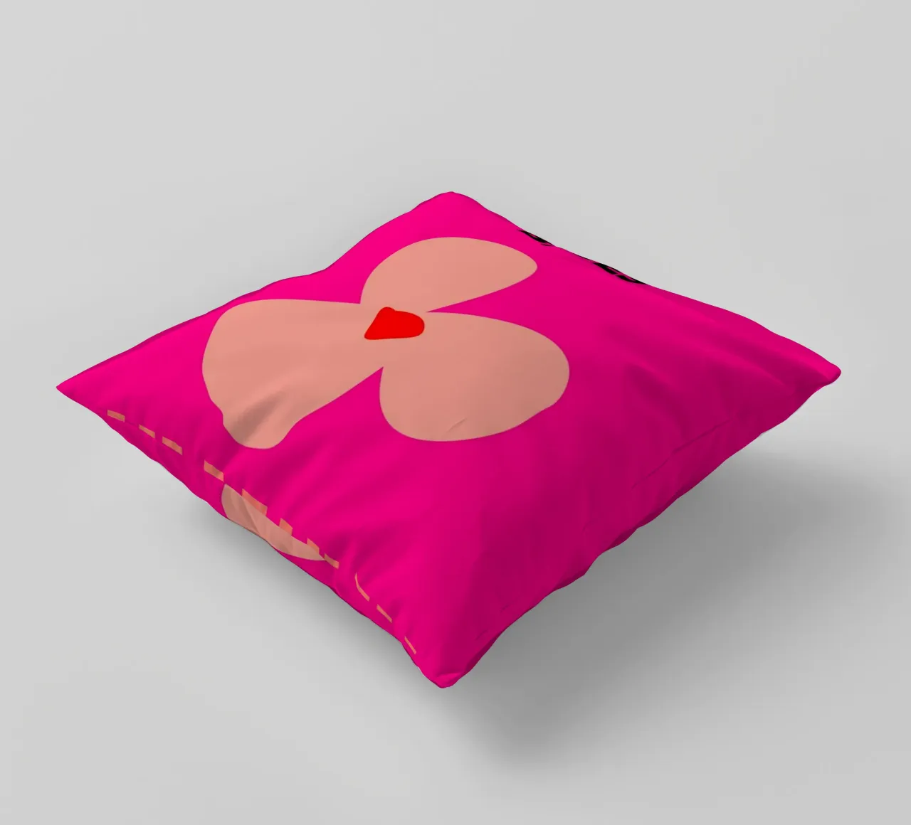Agatha Ruiz de la Prada Cuore rosa Pop Art Amore Stampa cuscino da NorwesClub