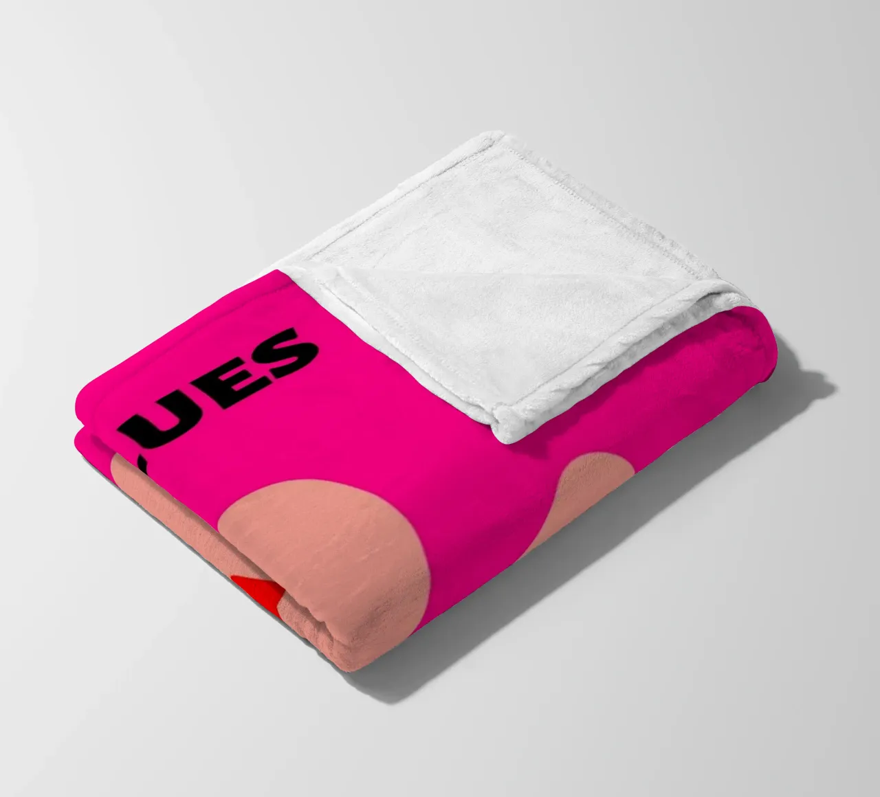 Agatha Ruiz de la Prada Cuore rosa Pop Art Amore Stampa coperta in pile da NorwesClub