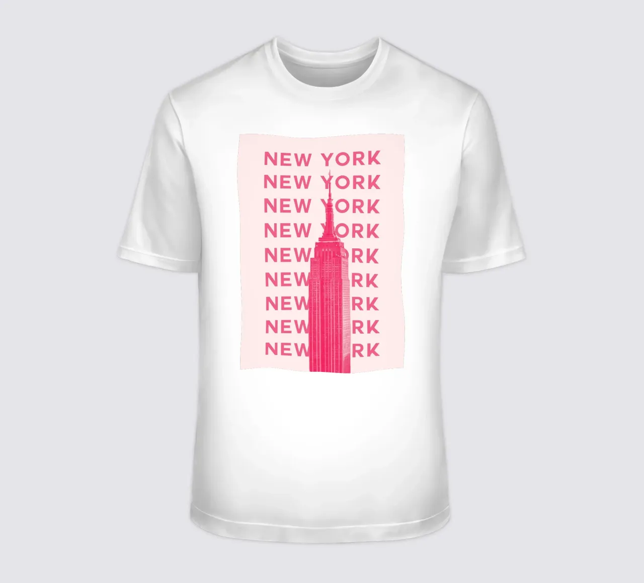 New York City Retro Skyline Travel Pop Art Landmark Print t-shirt da NorwesClub