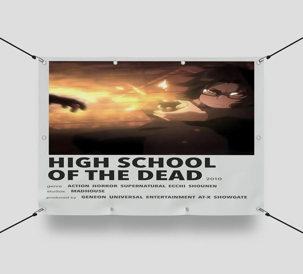 HIGH SCHOOL OF THE DEAD  2010 telo in pvc da Totoya