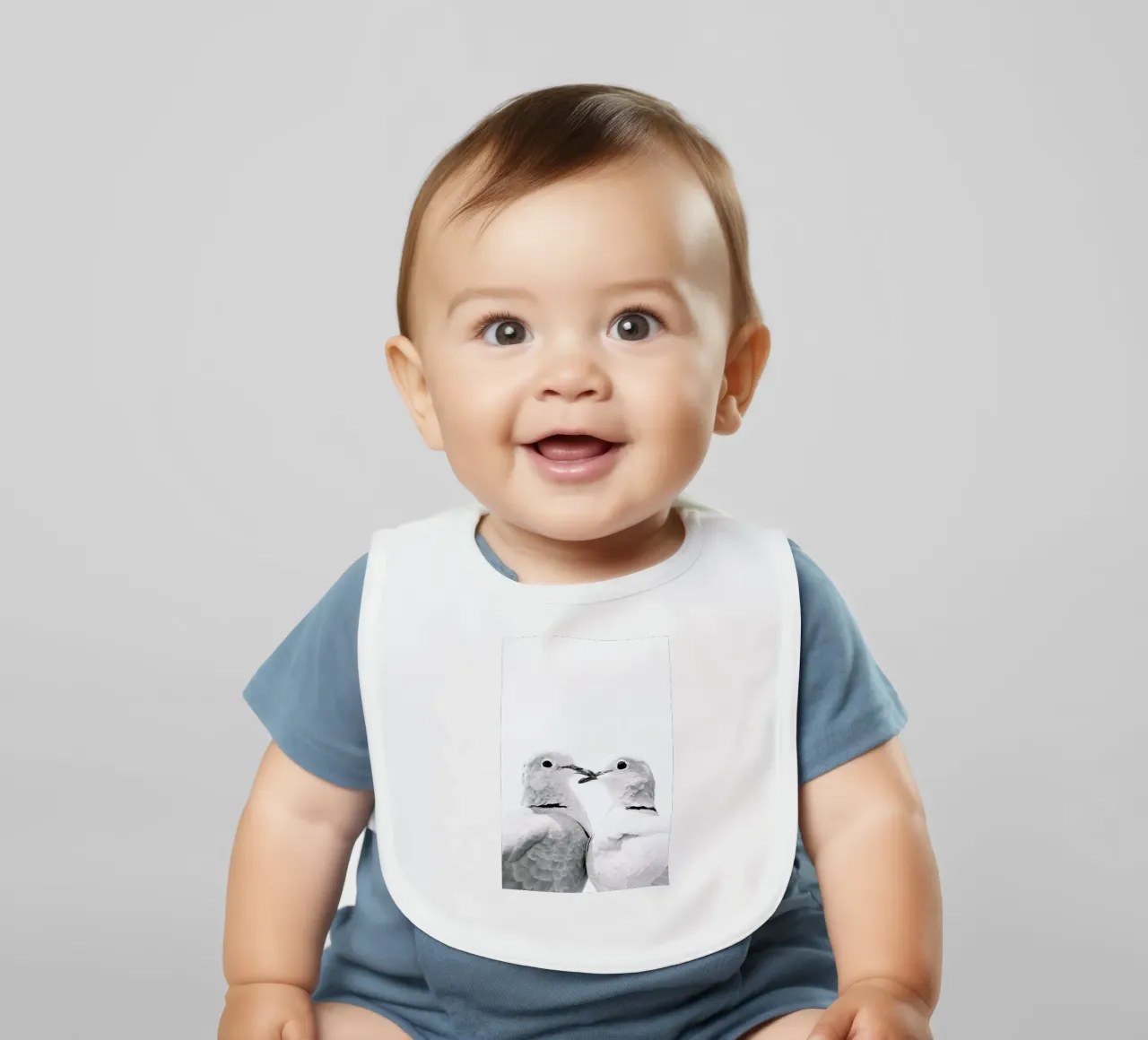 Lovers baby bib by Victoria Frost