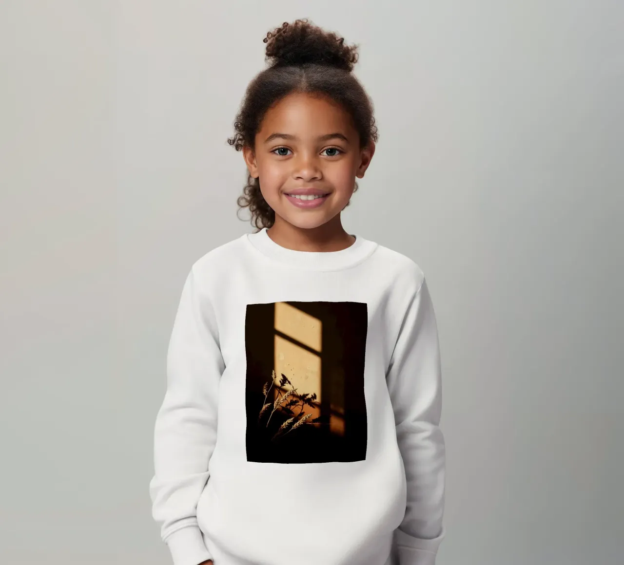 La calda luce del sole proietta le ombre delle piante secche felpa bambino da DesignDoodle