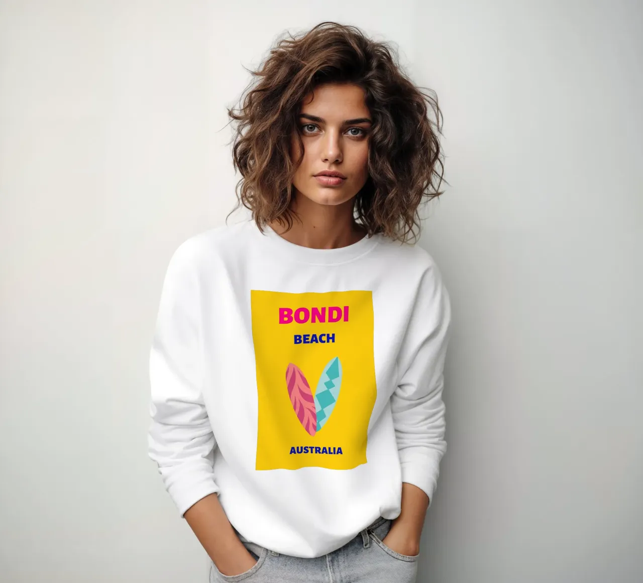 "We're All Part Of The Story" (Nous faisons tous partie de l'histoire) Retro Sun Pop Art Print (Impression pop art) sweat de NorwesClub