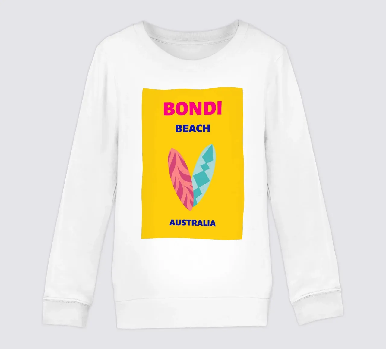 "We're All Part Of The Story" (Nous faisons tous partie de l'histoire) Retro Sun Pop Art Print (Impression pop art) sweat enfant de NorwesClub