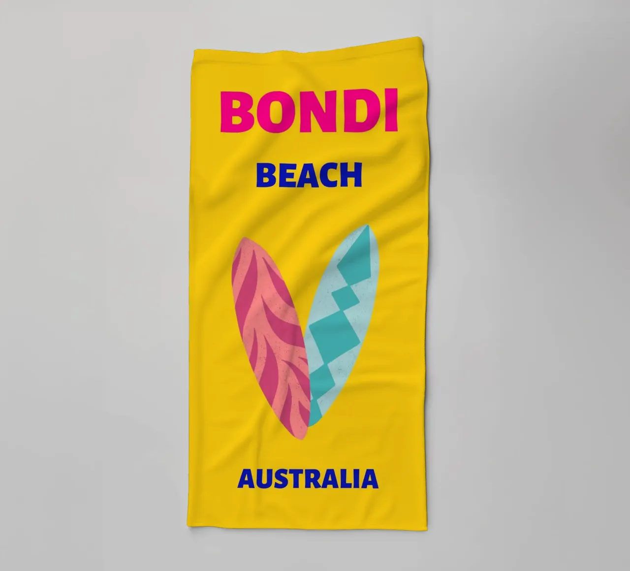 "We're All Part Of The Story" Retro Sun Pop Art Print towel by NorwesClub