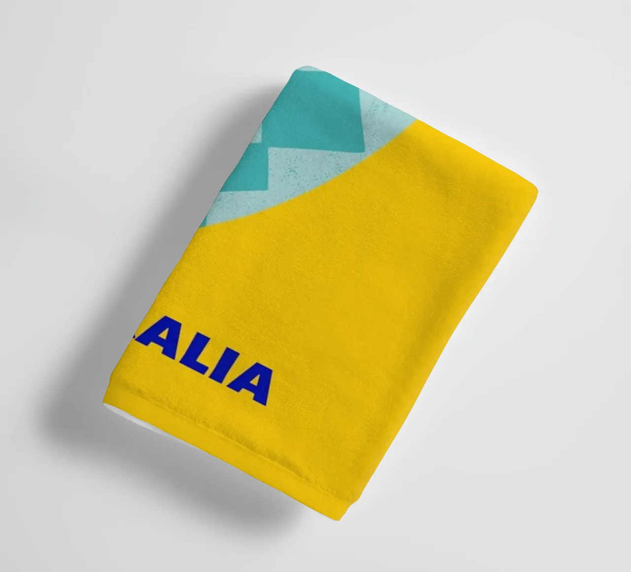 "We're All Part Of The Story" Retro Sun Pop Art Print towel by NorwesClub