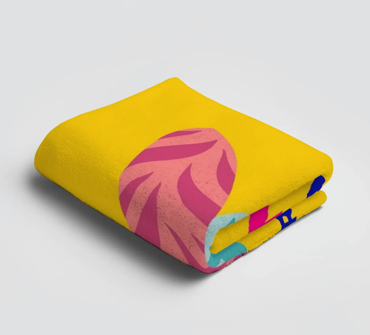 "We're All Part Of The Story" Retro Sun Pop Art Print towel by NorwesClub