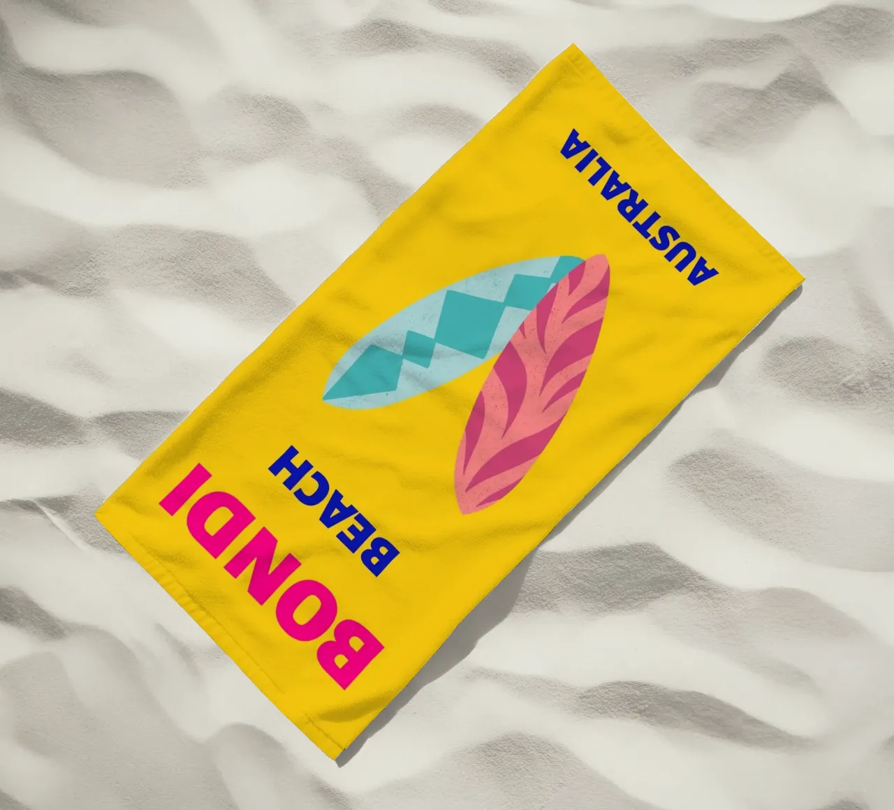 "We're All Part Of The Story" (Nous faisons tous partie de l'histoire) Retro Sun Pop Art Print (Impression pop art) serviette de plage de NorwesClub