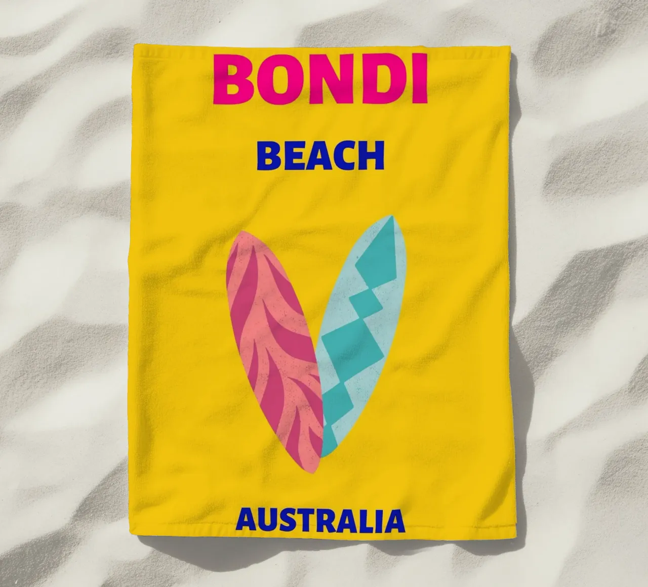 "We're All Part Of The Story" (Nous faisons tous partie de l'histoire) Retro Sun Pop Art Print (Impression pop art) serviette de plage de NorwesClub