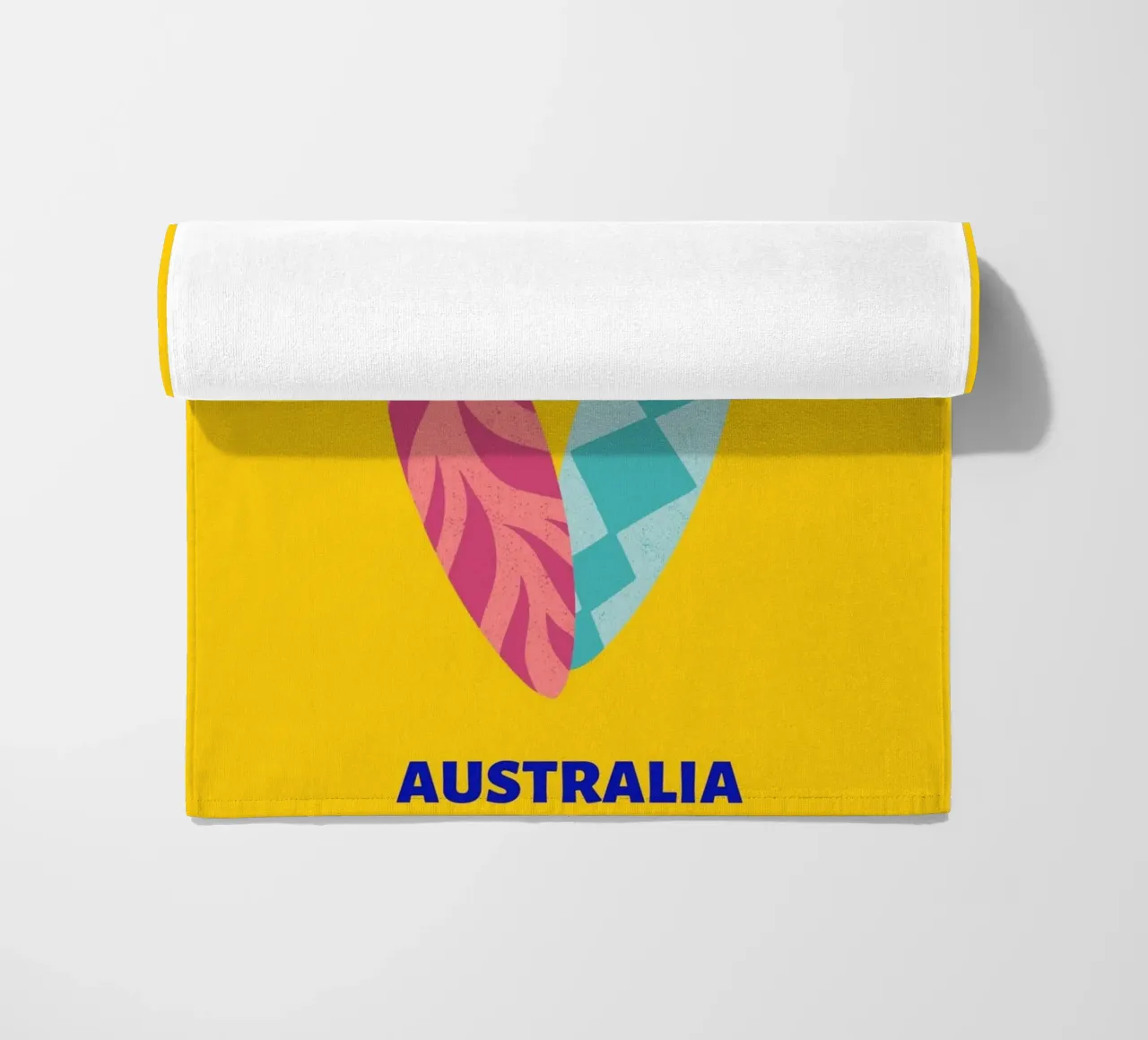 "We're All Part Of The Story" (Nous faisons tous partie de l'histoire) Retro Sun Pop Art Print (Impression pop art) serviette de plage de NorwesClub