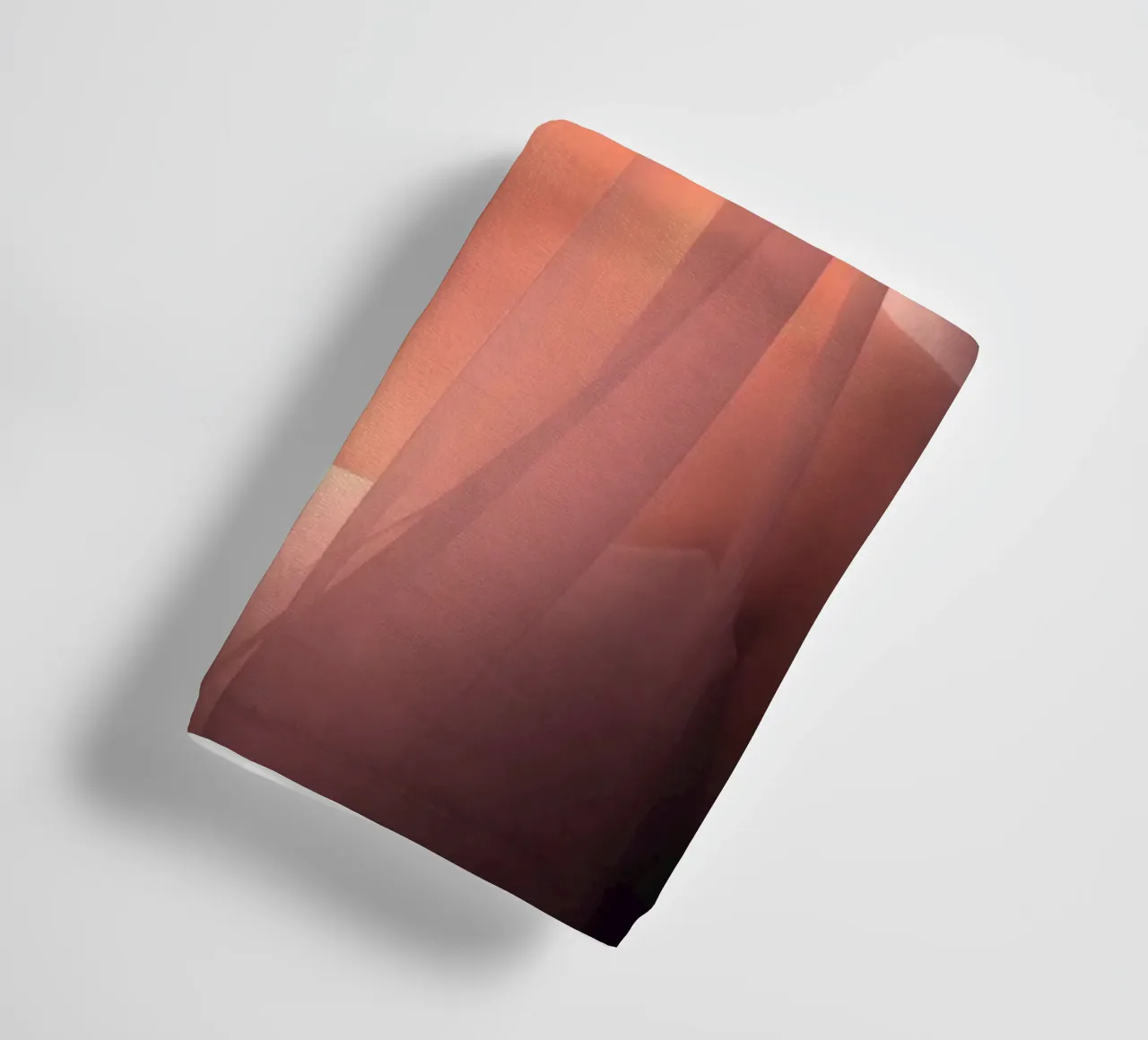 figure with a veil illuminated from below in a dark space towel by DesignDoodle