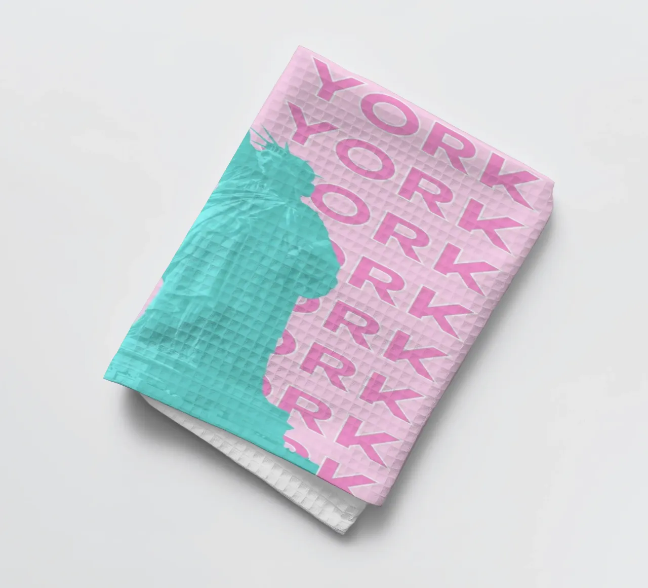 Statua della Libertà rosa, stampa pop art retrò di New York canovaccio da cucina da NorwesClub