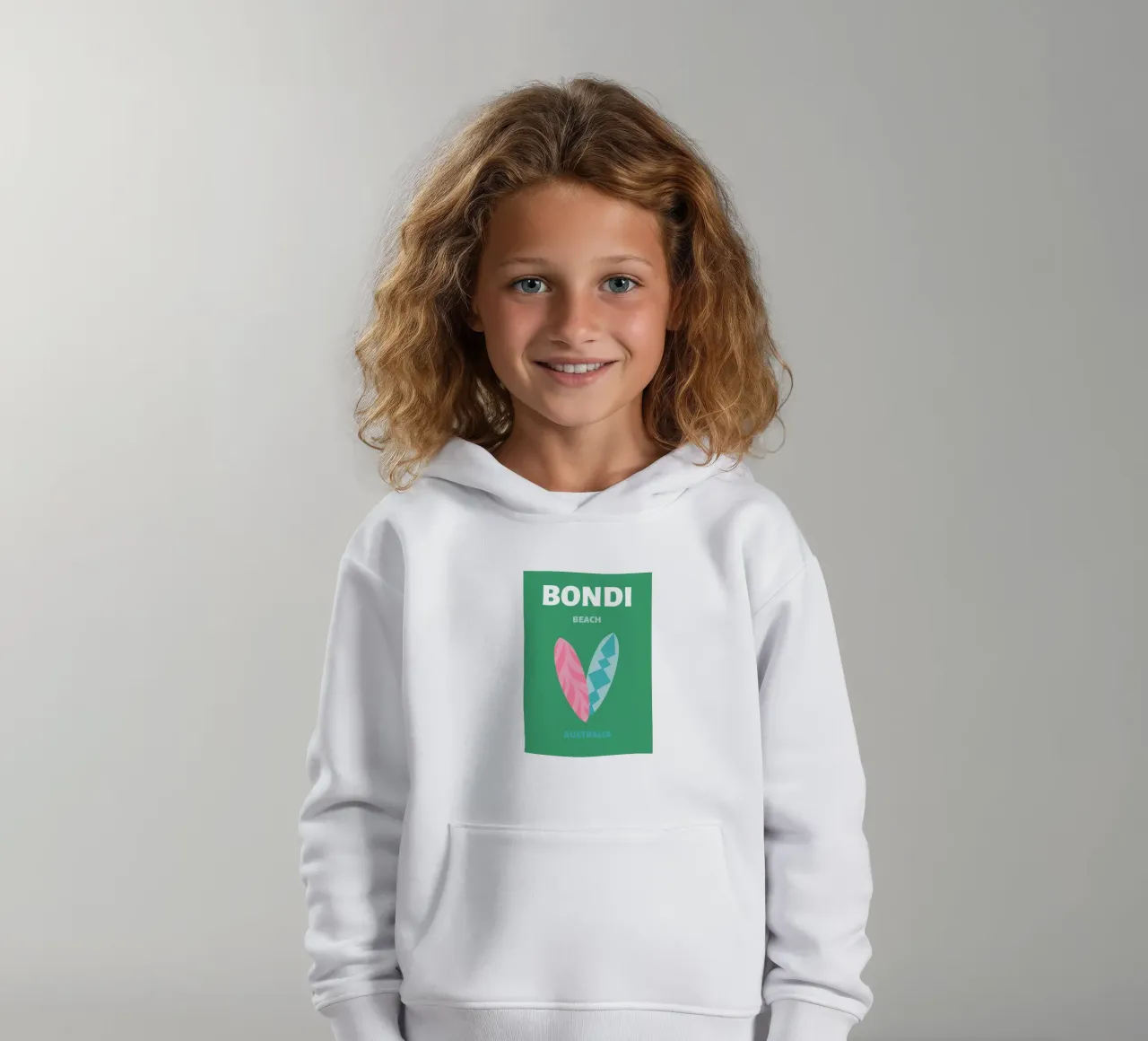 Retro Tropical Surfboards Summer Pop Art Beach Print sudadera con capucha para niño de NorwesClub
