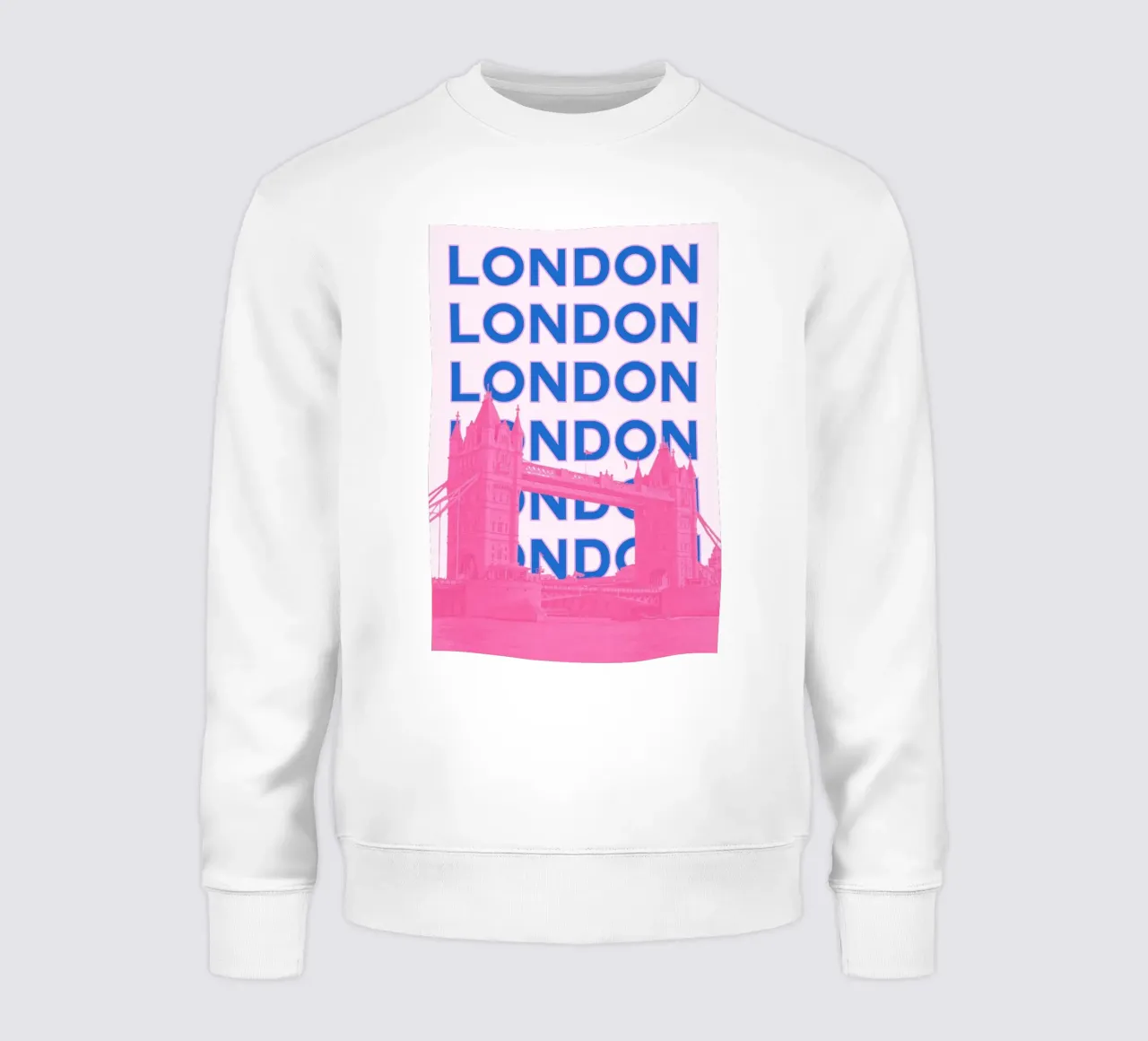 Londra Regno Unito, città retrò, punto di riferimento per i viaggi Stampa pop art felpa da NorwesClub