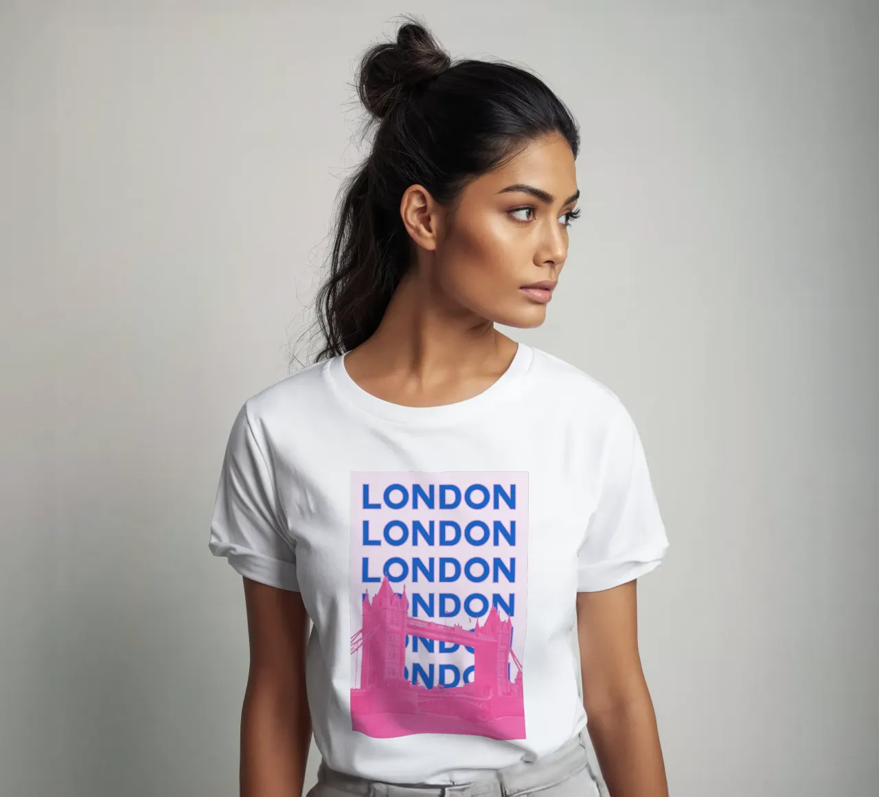 Londra Regno Unito, città retrò, punto di riferimento per i viaggi Stampa pop art t-shirt da NorwesClub