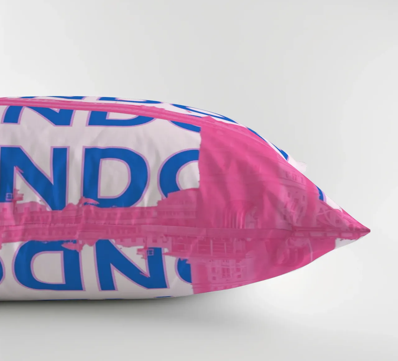 Londra Regno Unito, città retrò, punto di riferimento per i viaggi Stampa pop art cuscino da NorwesClub