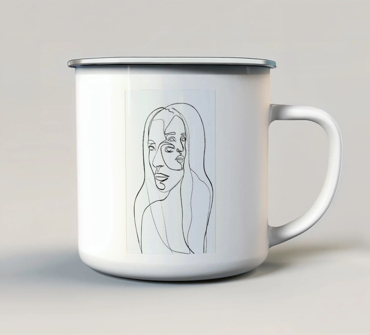 Thoughts tazza in smalto da treechild