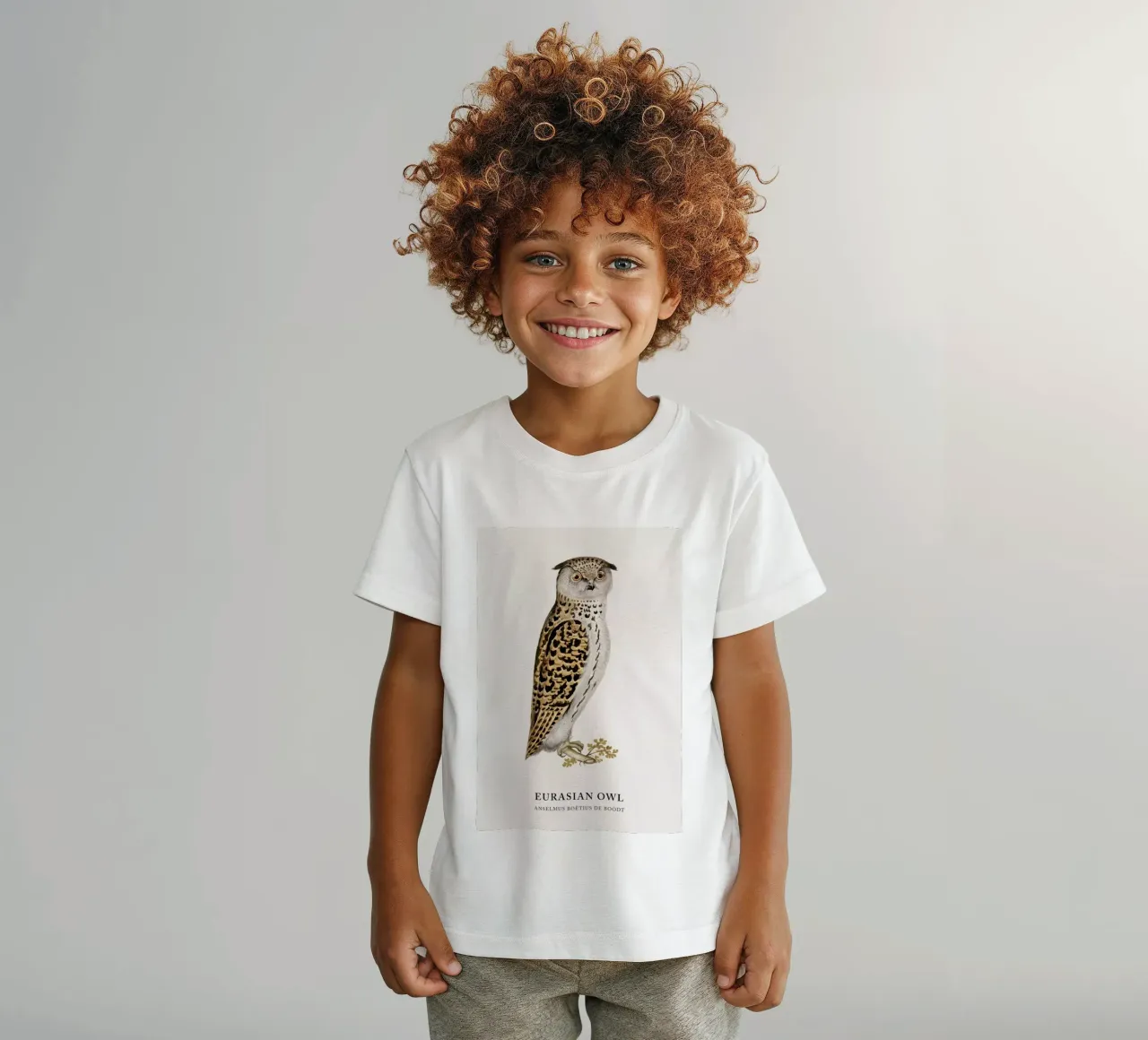 Anselmus Boëtius de Boodt - Eurasian Owl kids t-shirt by Vintage by JUNIQE