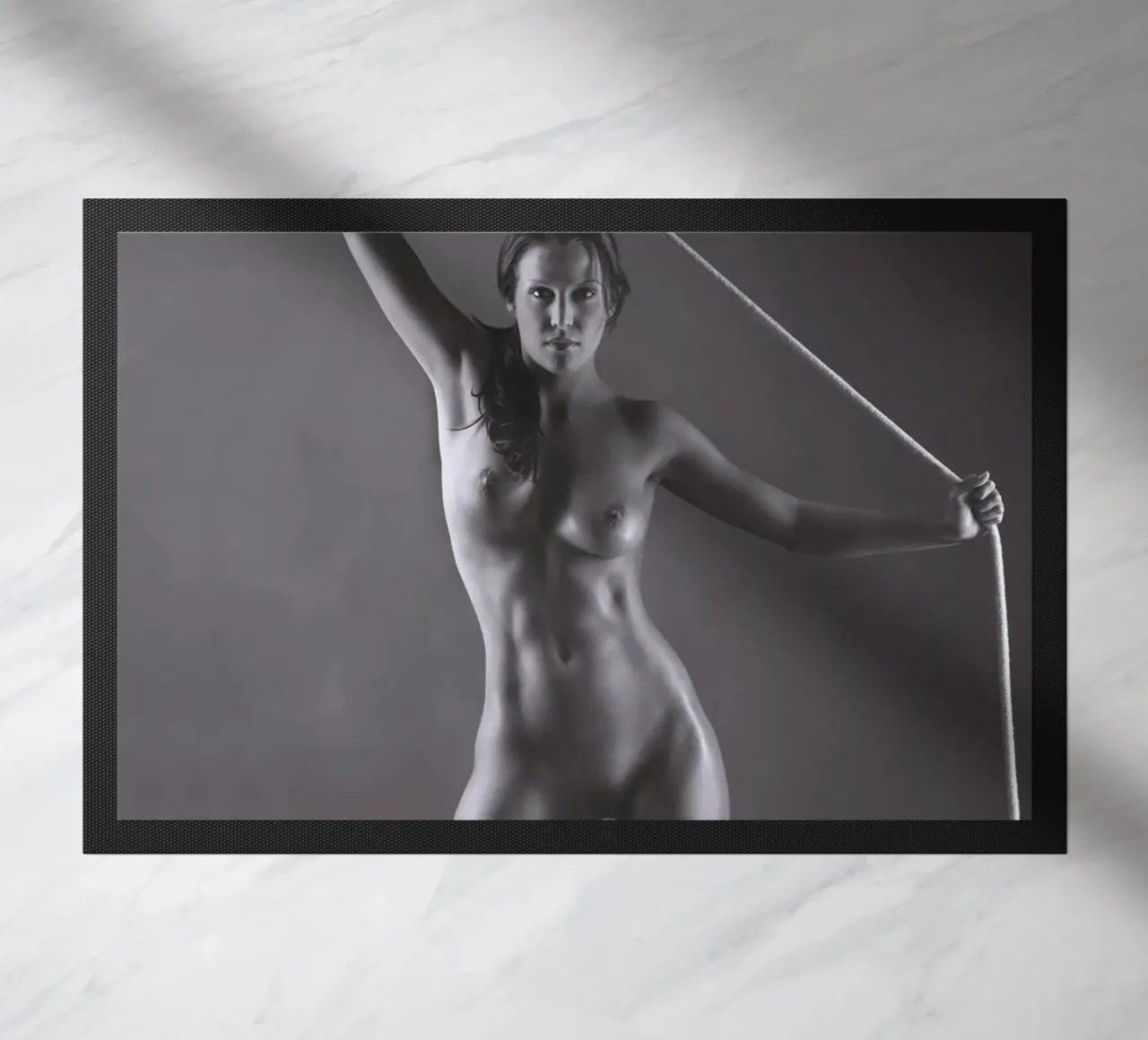 Laura with a rope zerbino da Dave Hare Photography