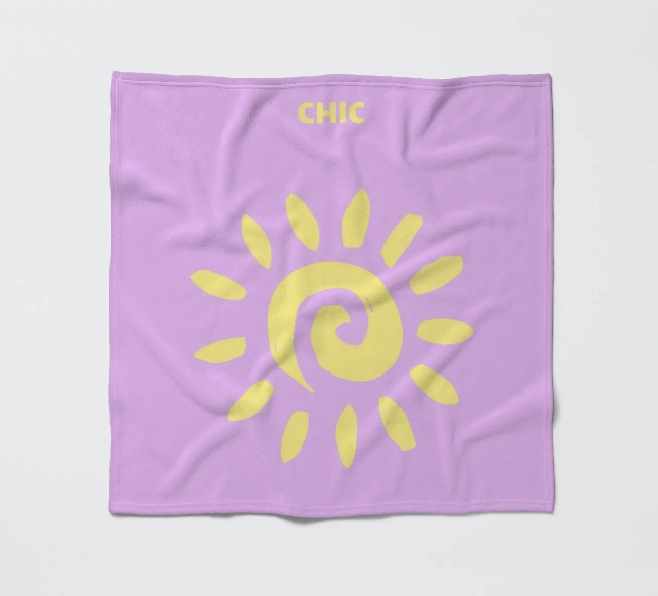 Psychedelic Sunburst Retro Abstract Groovy Pop Art fleece blanket by NorwesClub