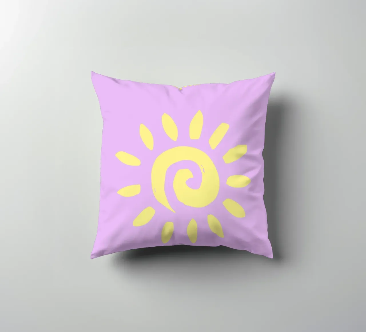 Psichedelico Sunburst Retro Astratto Groovy Pop Art cuscino da NorwesClub