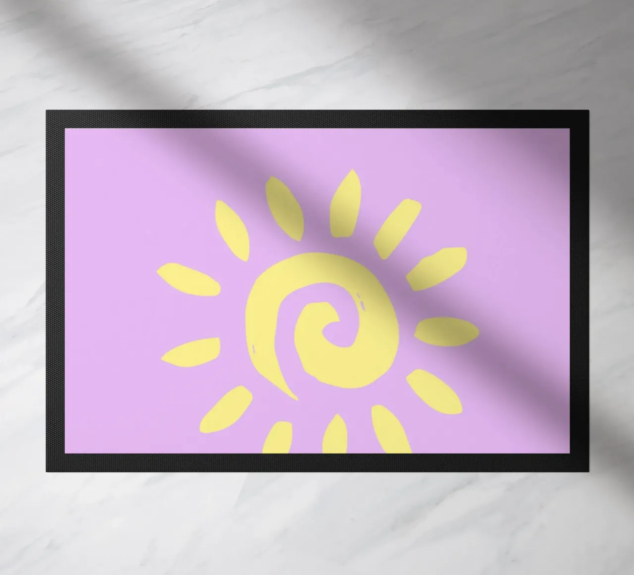 Psichedelico Sunburst Retro Astratto Groovy Pop Art zerbino da NorwesClub