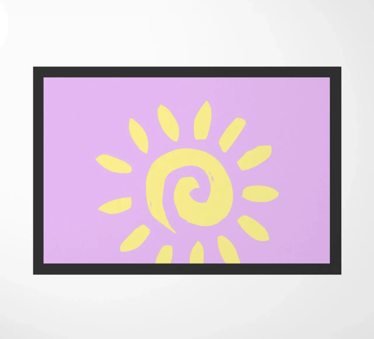 Psichedelico Sunburst Retro Astratto Groovy Pop Art zerbino da NorwesClub