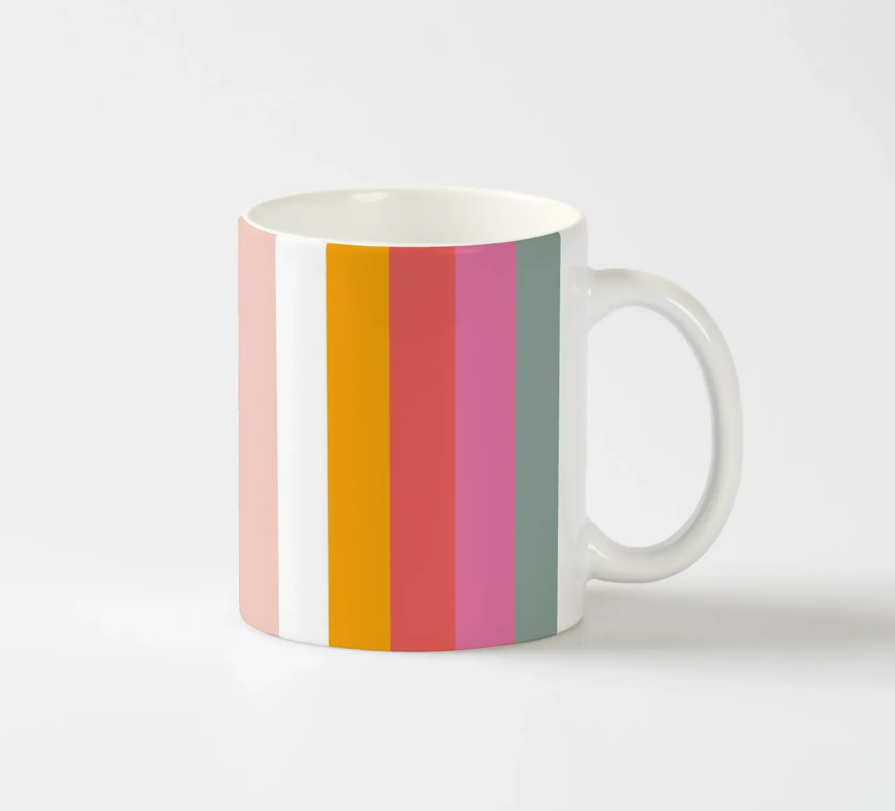 Arcobaleno moderno e minimale tazza in ceramica da cafelab