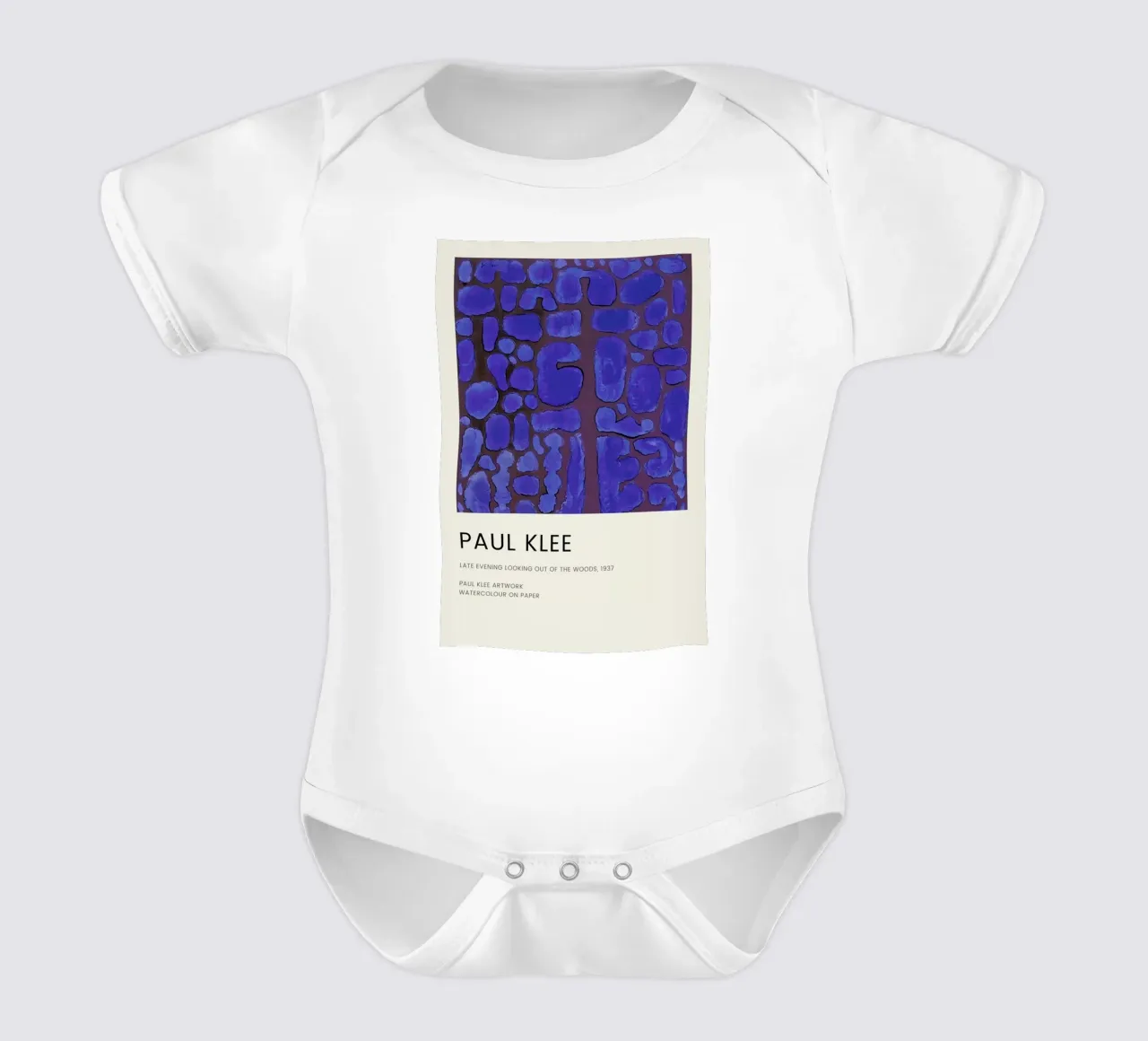 Klee - Late Evening Looking out of the Woods body neonato maniche corte da Vintage by JUNIQE